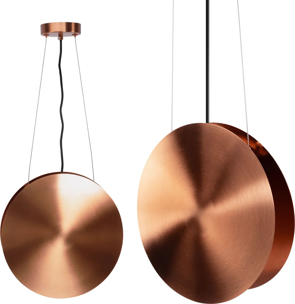 Lampada Sospensione Design tooLight APP1378-CP Rame Nero LED