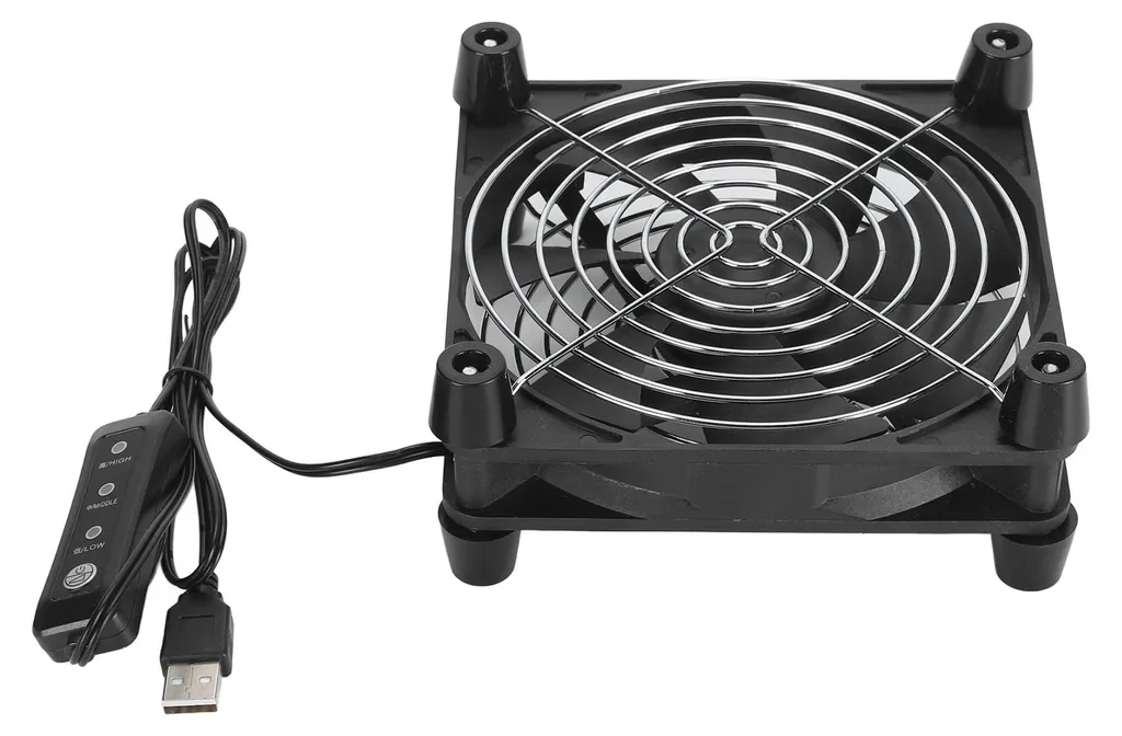 Ventilateur USB pour Routeur et Récepteur TV - Refroidissement 140 mm