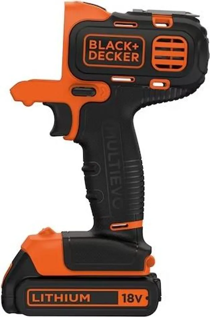 Perceuse multi-tête 18V MULTIEVO BLACK+DECKER système interchangeable