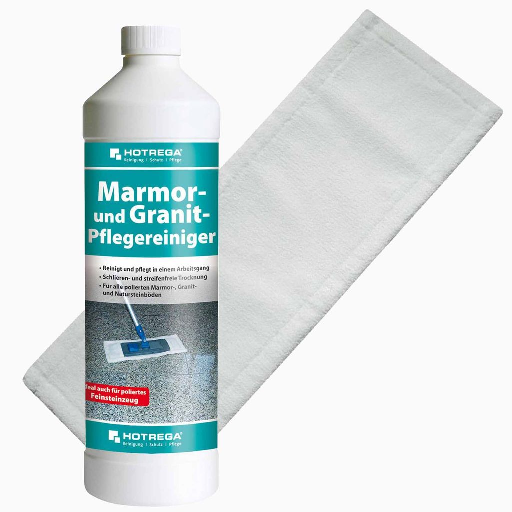 HOTREGA Marmor und Granit Pflegereiniger 1 L Konzentrat SET Produktbild 
