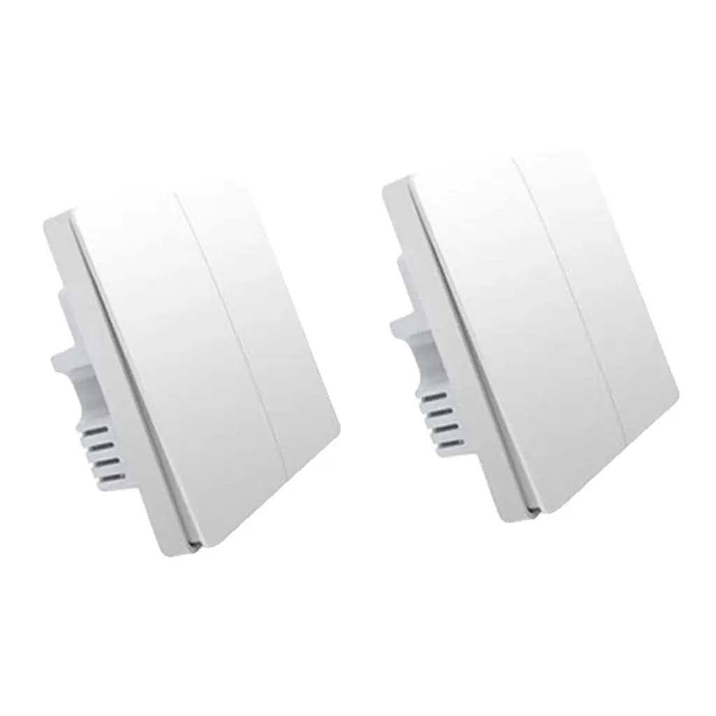 Interrupteur ZigBee 2 touches basse consommation sans fil neutre NO