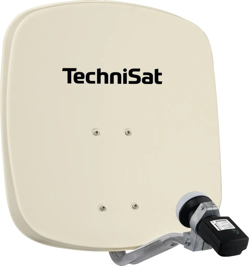 Parabole Satellite 45 cm Technisat DigiDish en Aluminium et LNB Beige