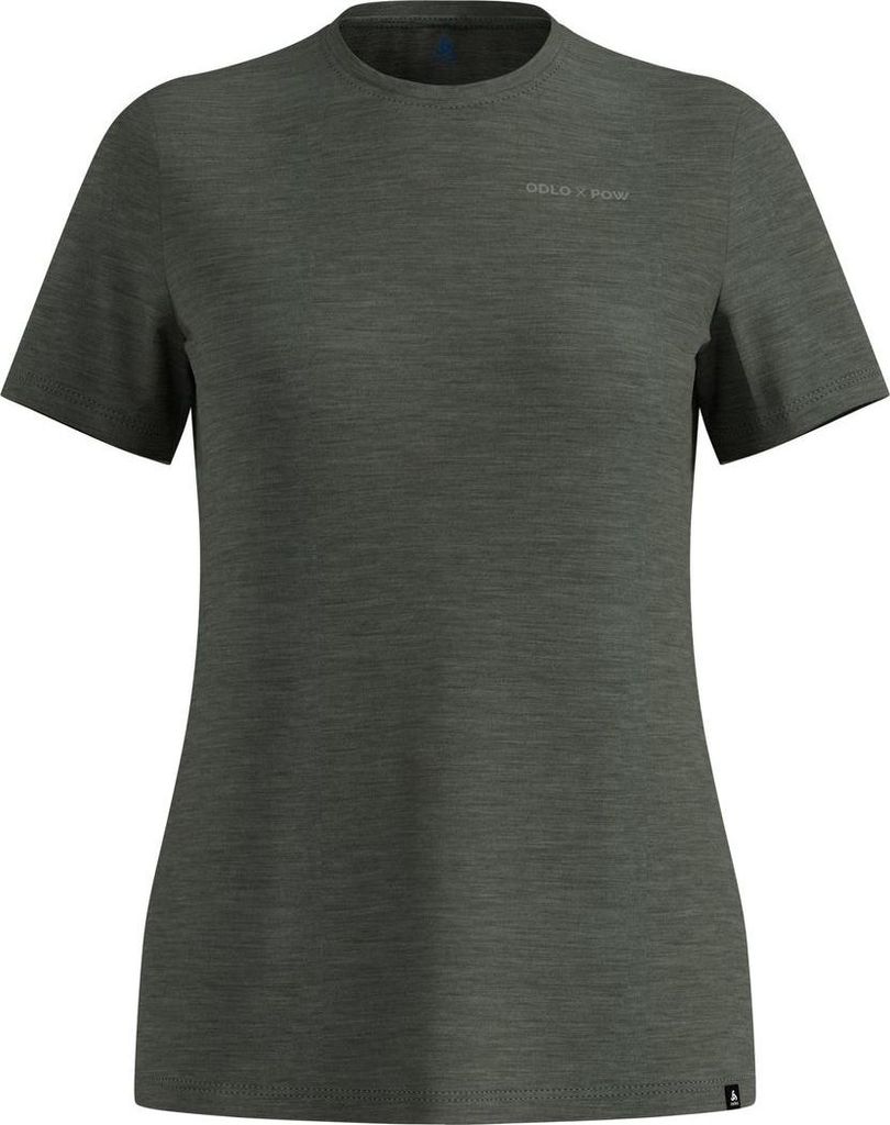 Odlo x POW Collective Voices T-Shirt aus Merinomix, Damen - Odlo, Farbe:11004 urban chic melange, Größe:S