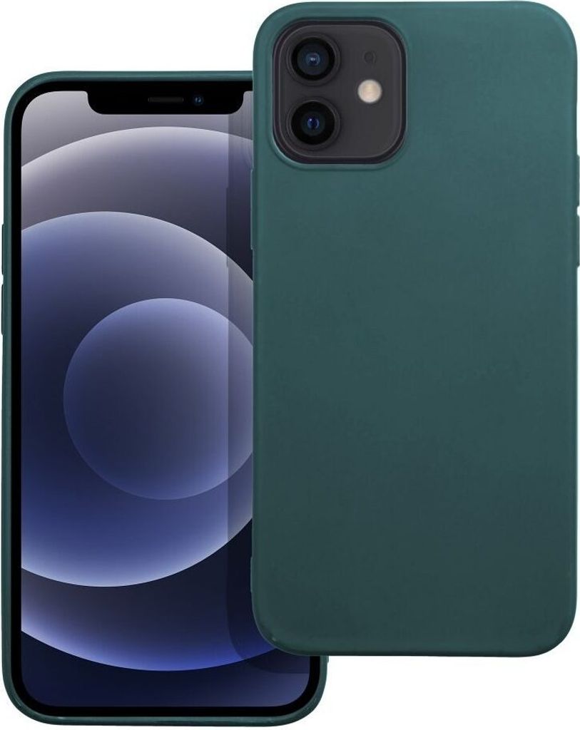 Case passend für iPhone 12 Matt dark green