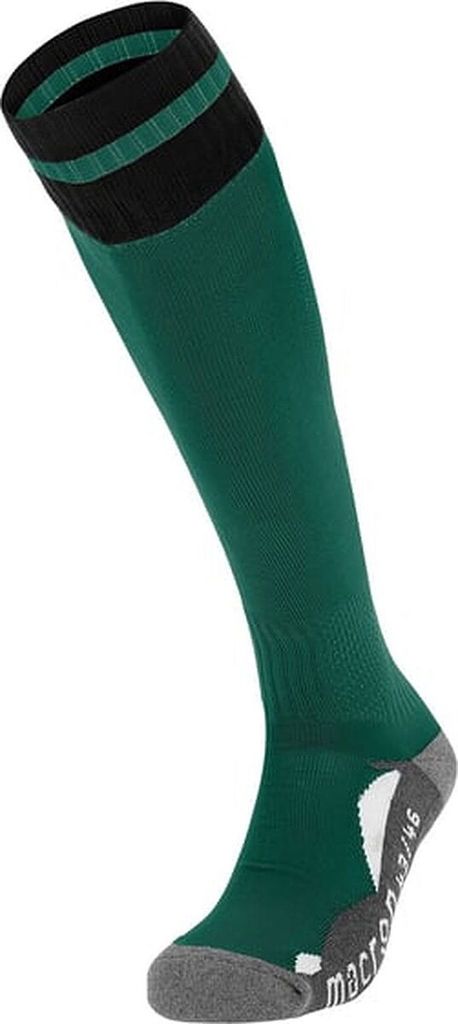 Macron Azlon Stutzenstrumpf - Bottle Green / Schwarz | Größe: 35/38