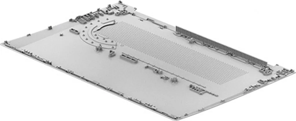 Coque de Fond HP M21131-001 Haute Résistance - Finition Argent Premium