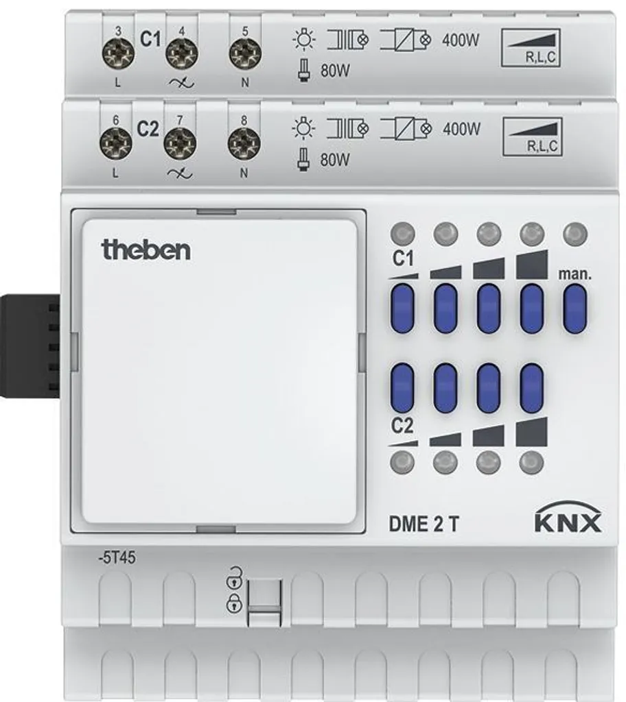 Actionneur Variateur KNX THEBEN 800W - Solution pour Scintillement LED