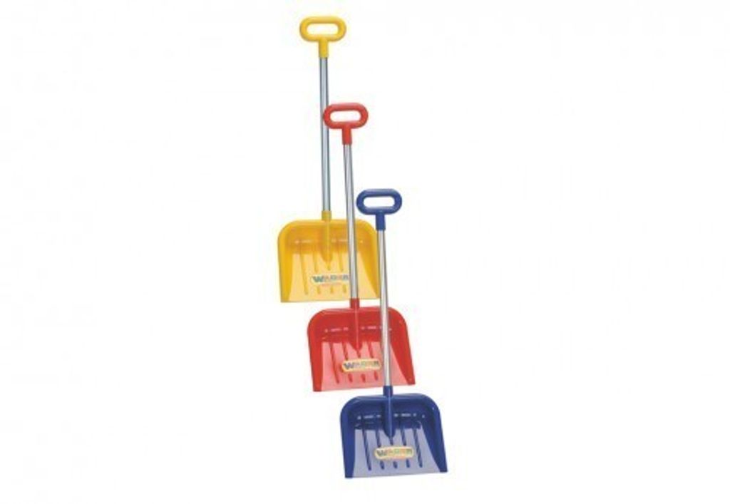 Schneeschaufel mit Alustiel für Kinder 72cm farblich Produktbild 