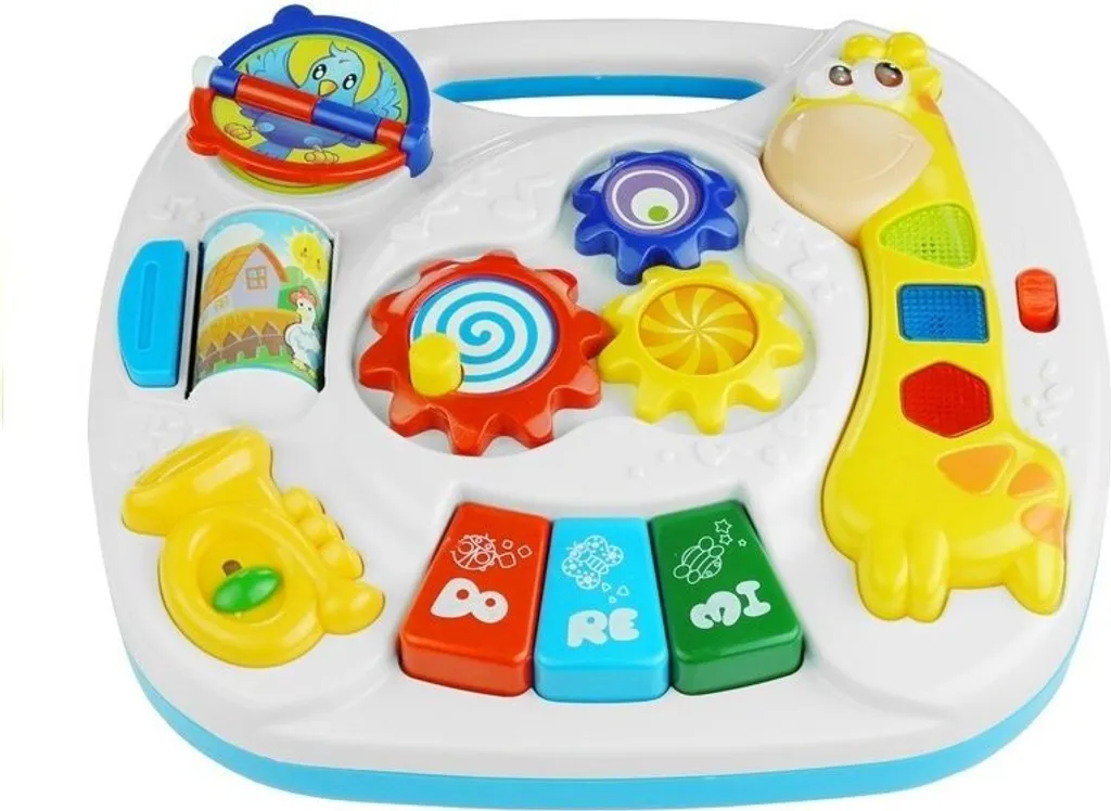 Tableau enfant et table de jeu réversible avec compartiments de rangement