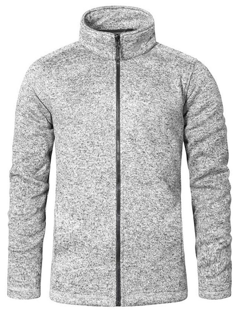 Promodoro - Fleecejacke für Herren, Jerseyware LT4361 (L) (Grau meliert)