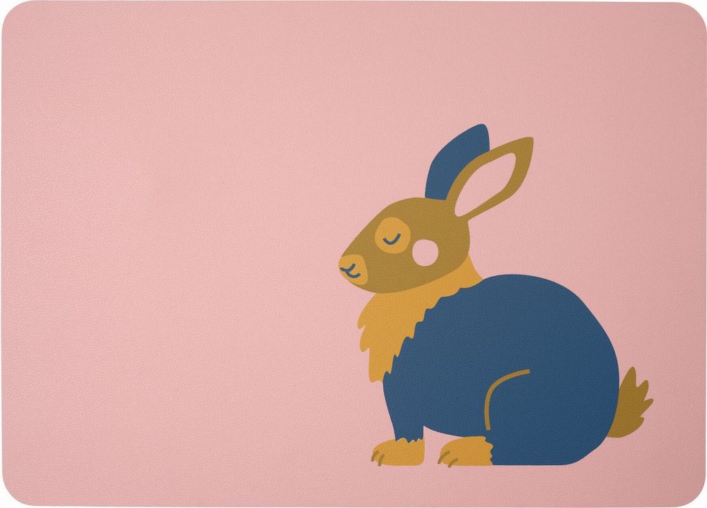 Tovaglietta ASA Kids Rabbit Karla 46x33cm in pelle 1 pezzo Immagine del prodotto 