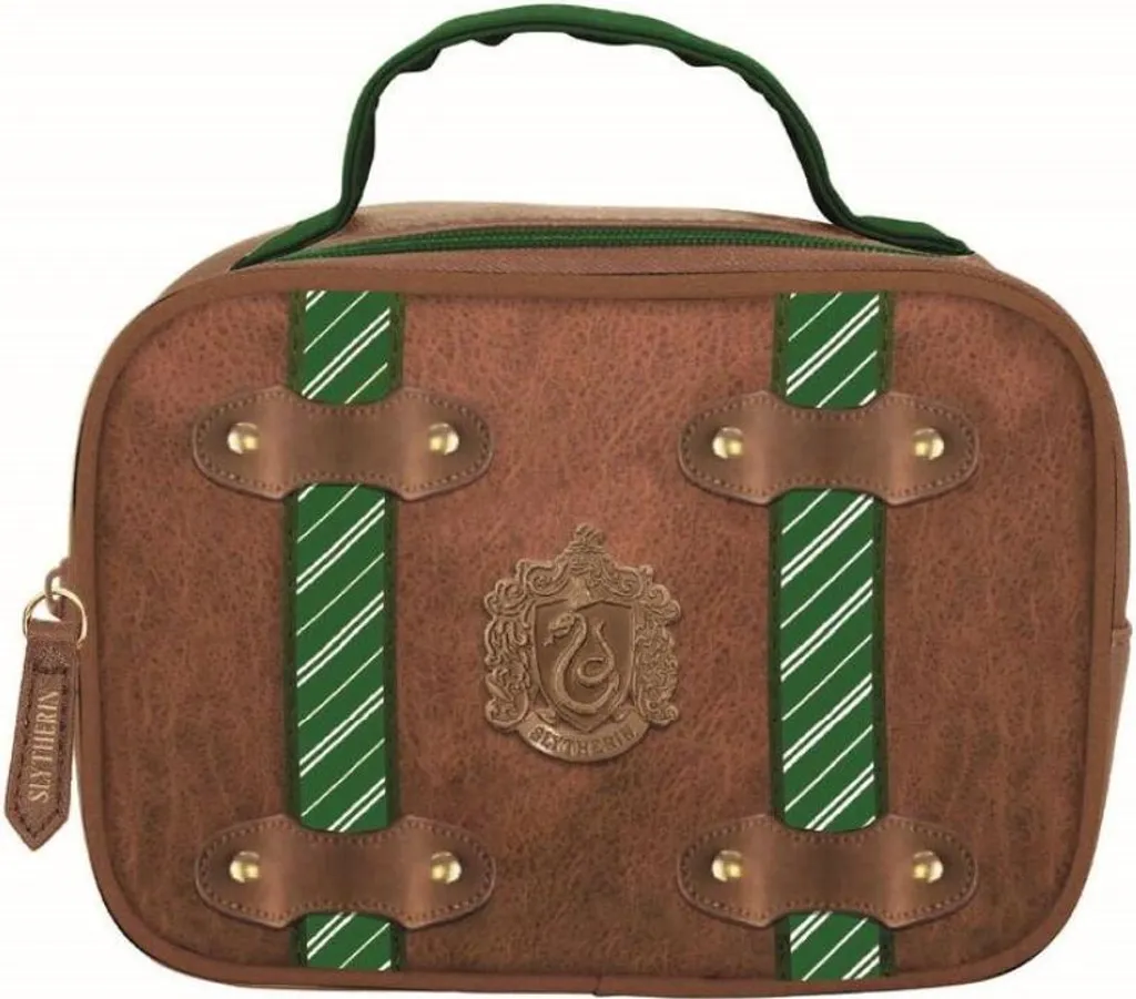 Trousse de toilette voyage Harry Potter Serpentard officielle en velours