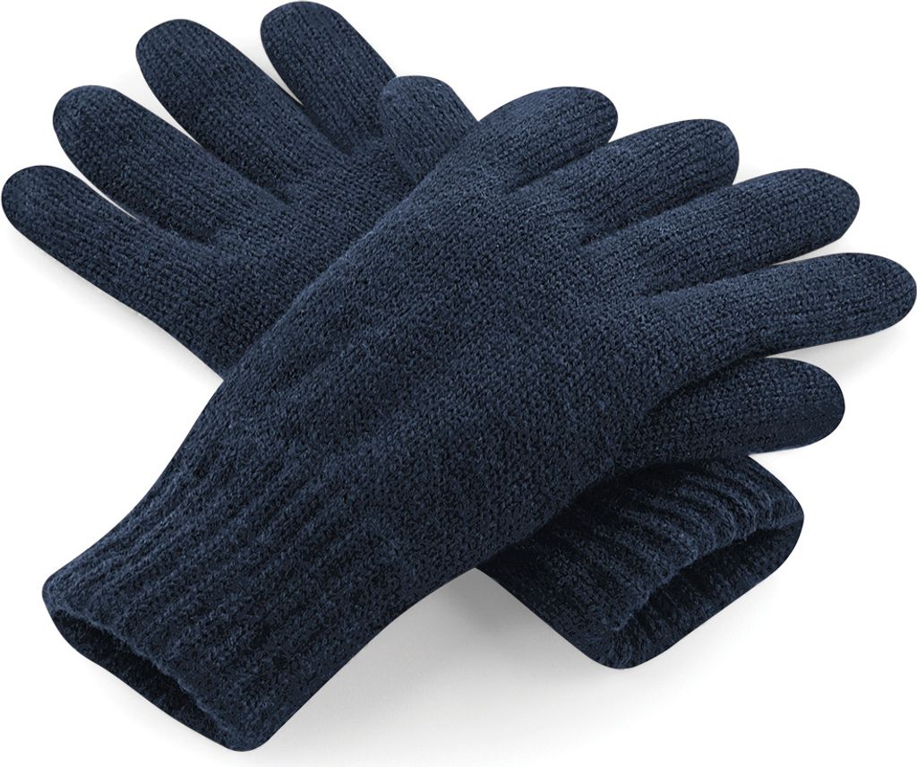 Beechfield Uni Classic Thinsulate Thermo Winter-Handschuhe RW3671 (L/XL) (Marineblau)