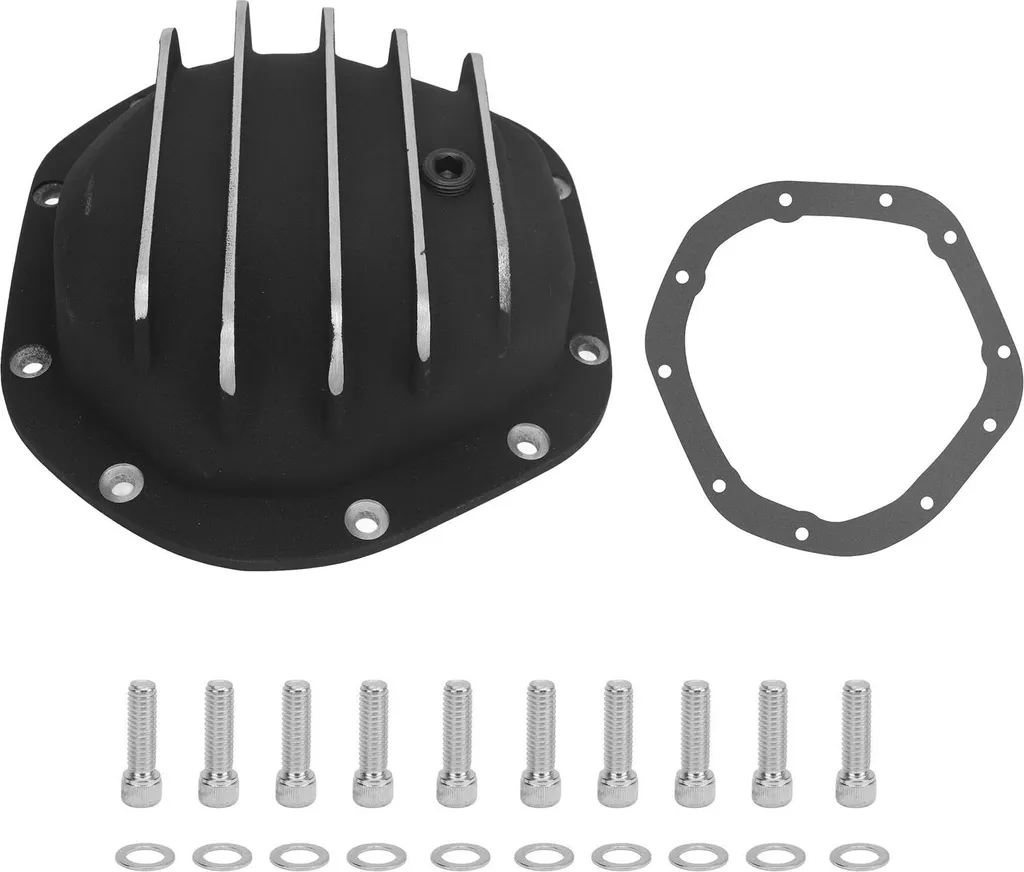 Couvercle de différentiel Dana 44 pour Ford F-100 protection essieu noir
