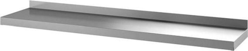 Wandregal aus Edelstahl, 900(L)x400(T)mm