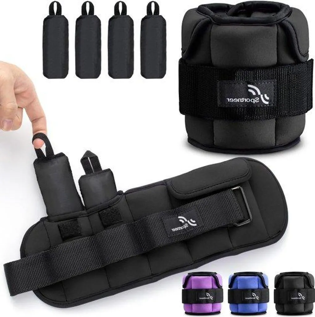 Kit de poids corporels et chevilles de 2 à 18 kg pour fitness intense