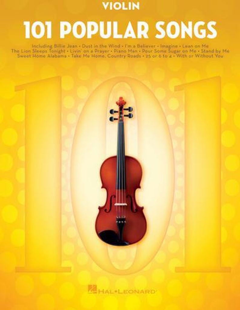 101 Popular Songs -For Violin-