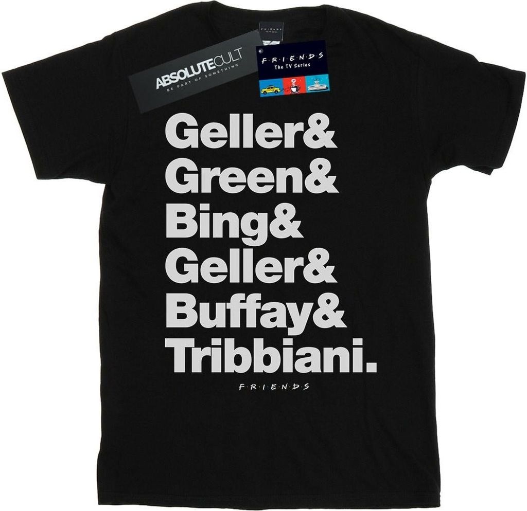 Friends - T-Shirt für Damen BI23767 (3XL) (Schwarz) Produktbild 