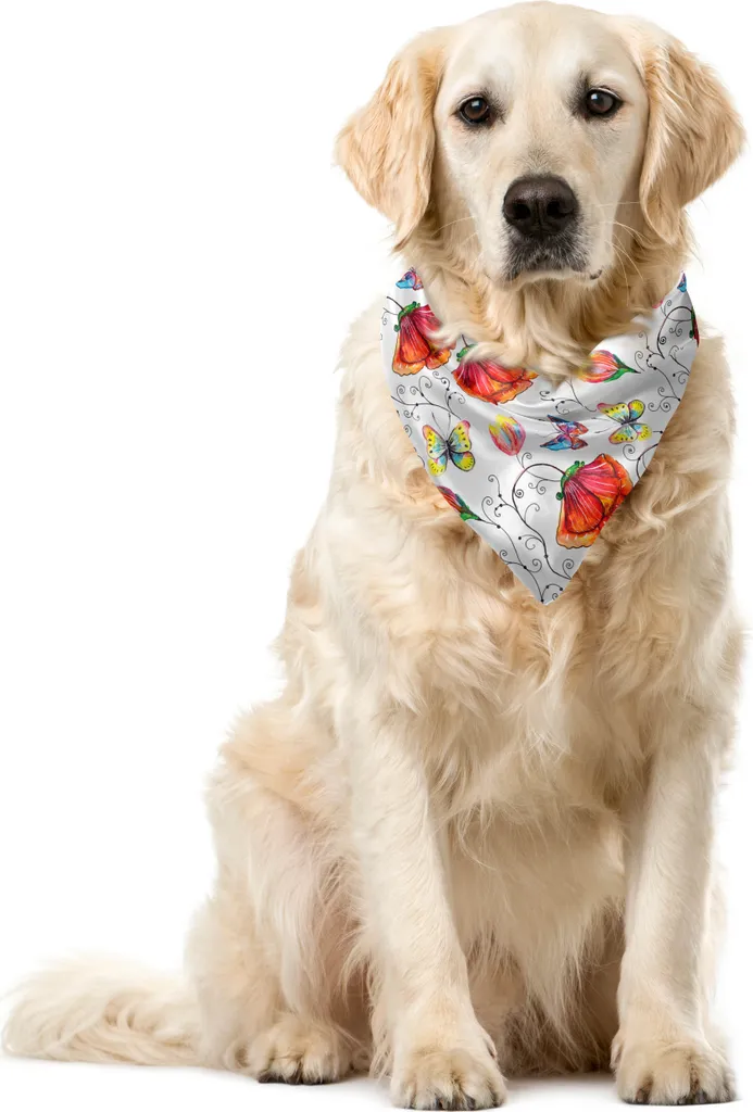 Bandana Animali ABAKUHAUS Farfalla - Regalo Emozionale 40x40