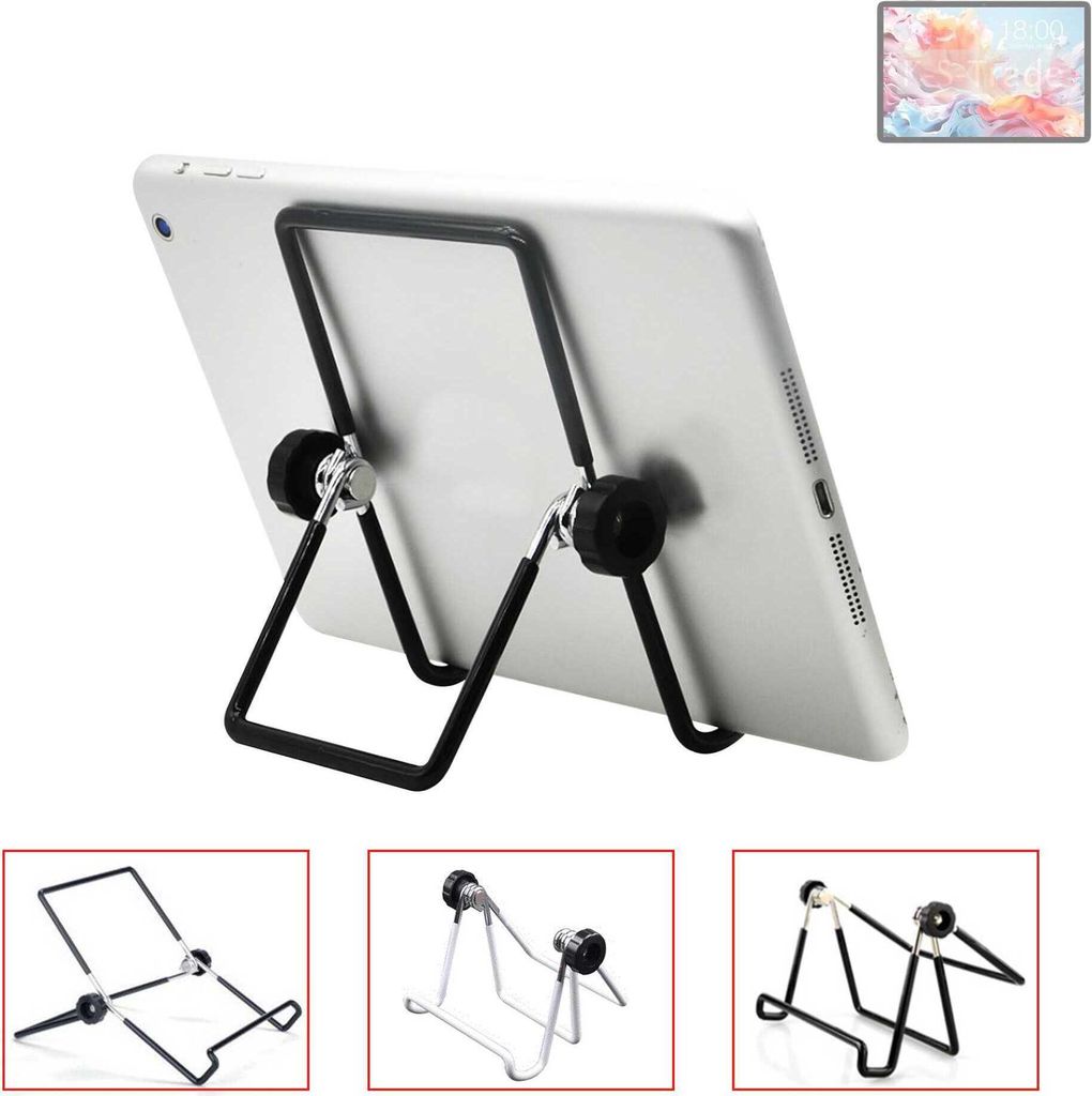 K-S-Trade Tablet-Ständer Tablet-Halterung Tablet-Aufsteller kompatibel mit Teclast P30T faltbarer Tischständer Tablet Halterung