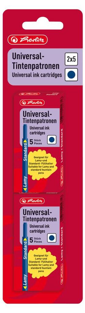 Herlitz 10412070, Blau, Mehrfarbig, 5 Stück(e), Box Produktbild 