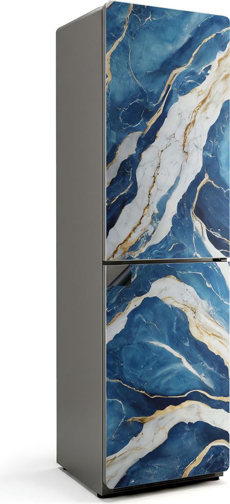 Abstraktes Marmormuster – Magnetische Kühlschrank Abdeckung – Dekorfolie magnetisch Küche – Kühlschrank Magnet Deko – selbstklebende Mag...