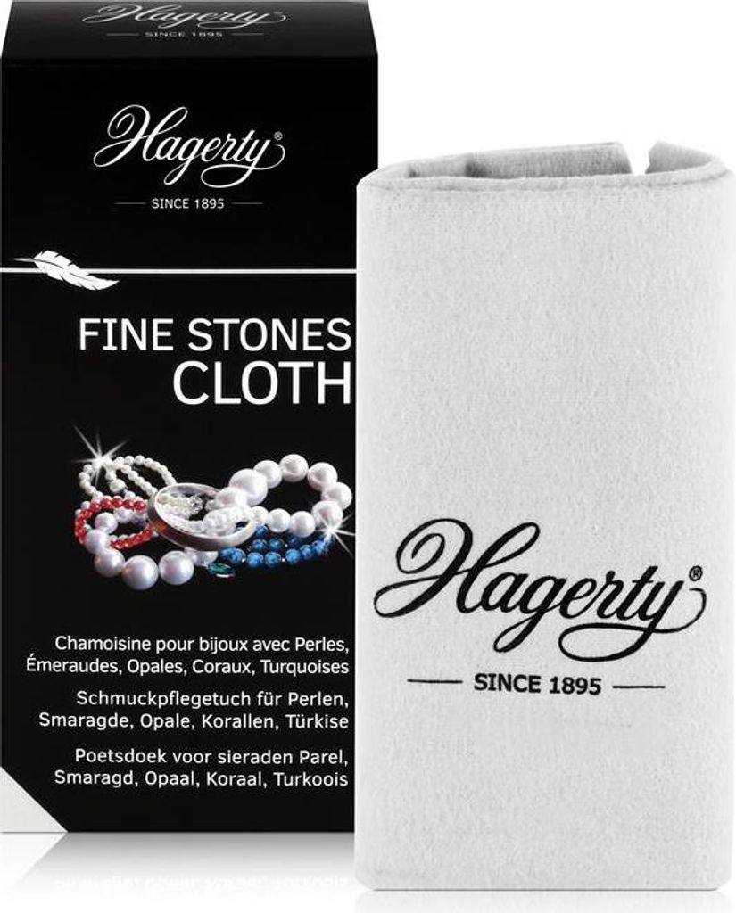 Hagerty Feinstoelcloth mit Öko-Steinen, Perlen, Smaragden, Produktbild 