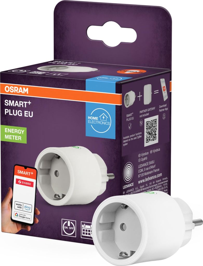 Presa OSRAM SMART+ ZIGBEE per l'UE, colore bianco; presa Immagine del prodotto 