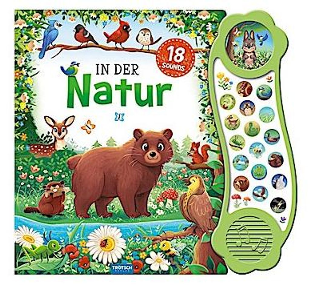 TRÖTSCH - Soundbuch "In der Natur" | Interaktives Soundbuch Immagine del prodotto 