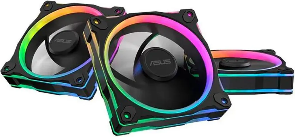Asus Prime MR120 Fan ARGB Reverse Black 3in1 - Kit Ventole PC Gaming