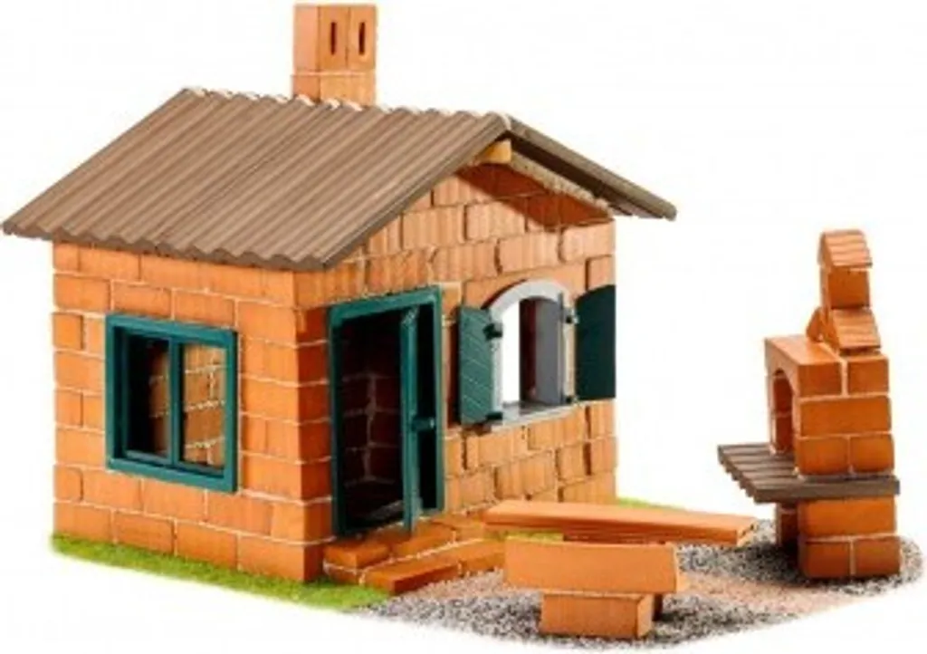 Kit de construction Maison avec Barbecue - Teifoc | Poisson d'Avril