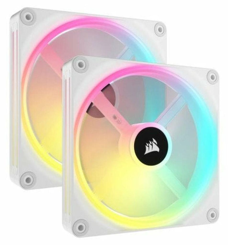 Corsair iCUE LINK QX140 RGB WHITE starter kit ventola per Immagine del prodotto 