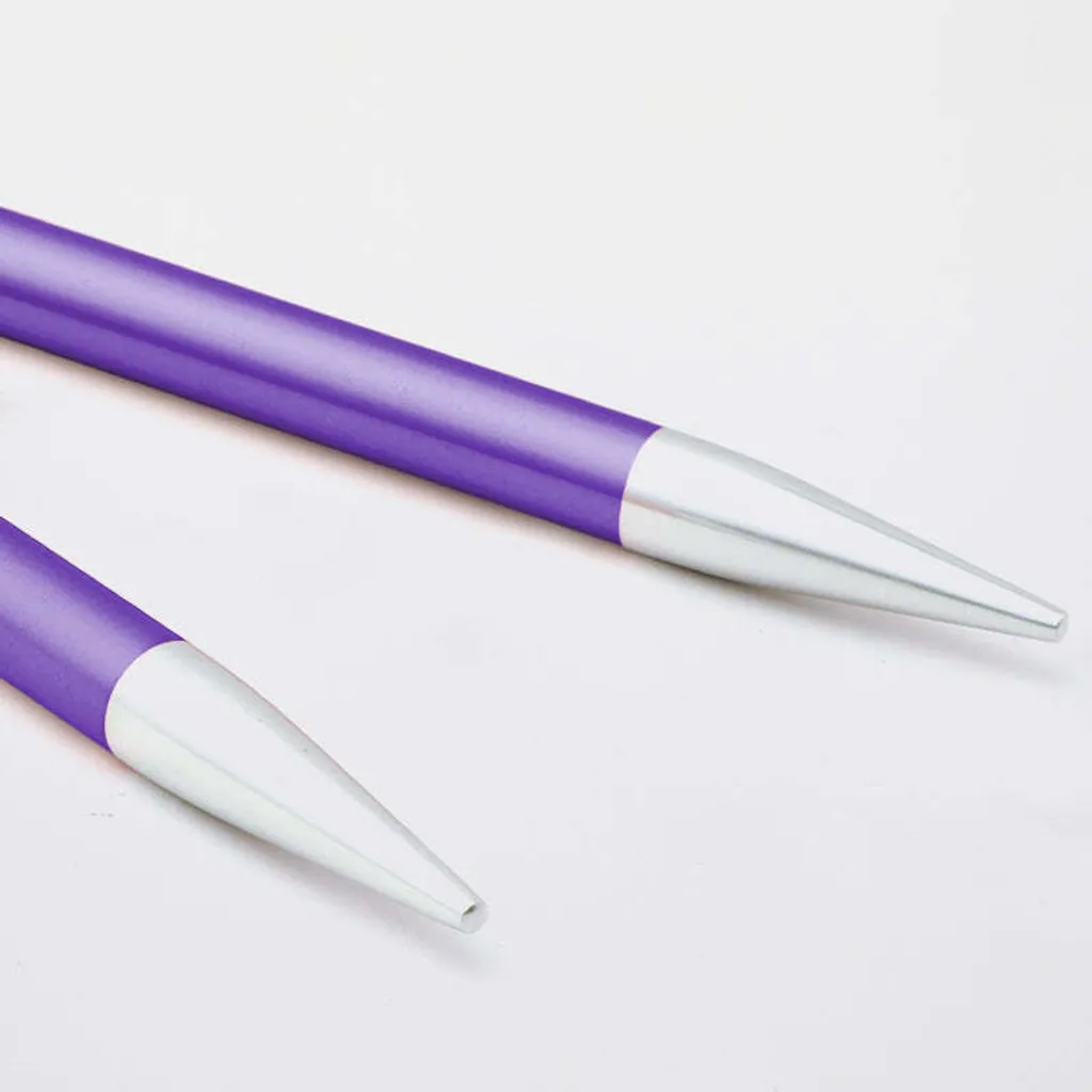 Ferri Circolari KnitPro Zing 7mm Ametista | Punte Intercambiabili 13cm
