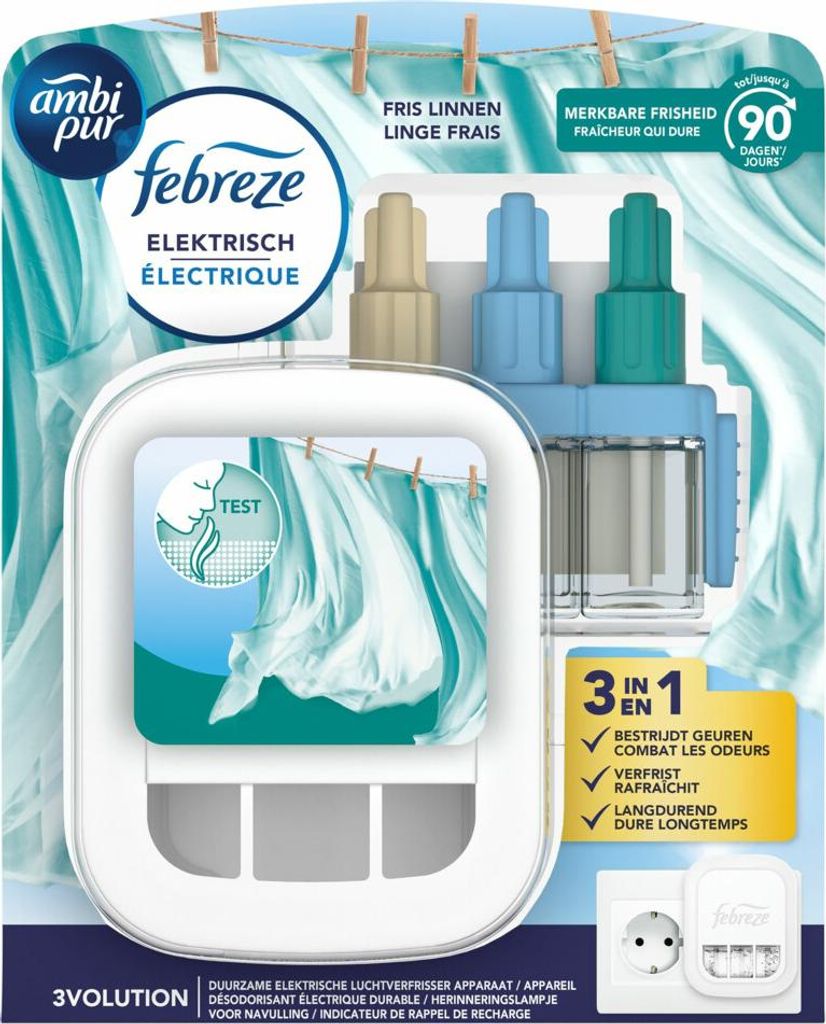 Ambi Pur - 3Volution - Starter Kit - Frische Wäsche - 20 ml - 1 Stück