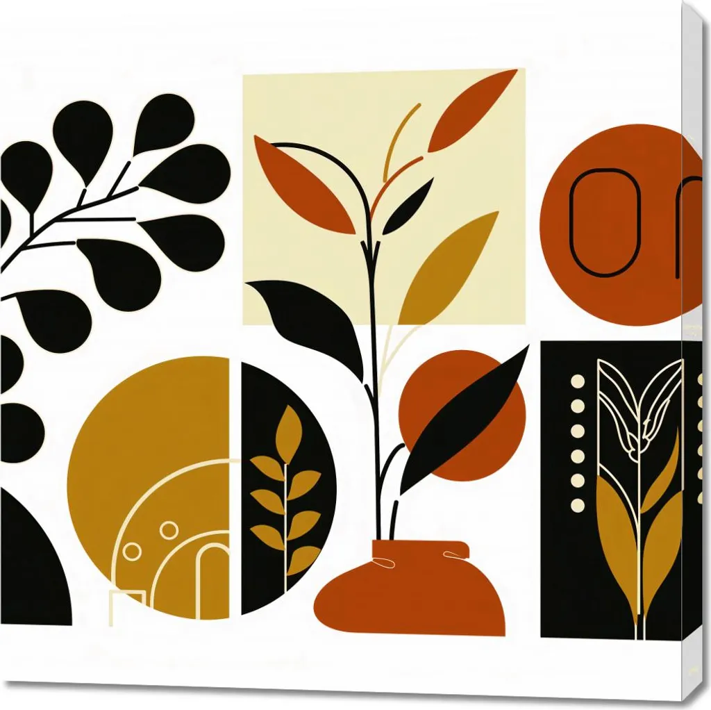 Quadro Collage Botanico 90x90 | Must-Have Home Decor 2026