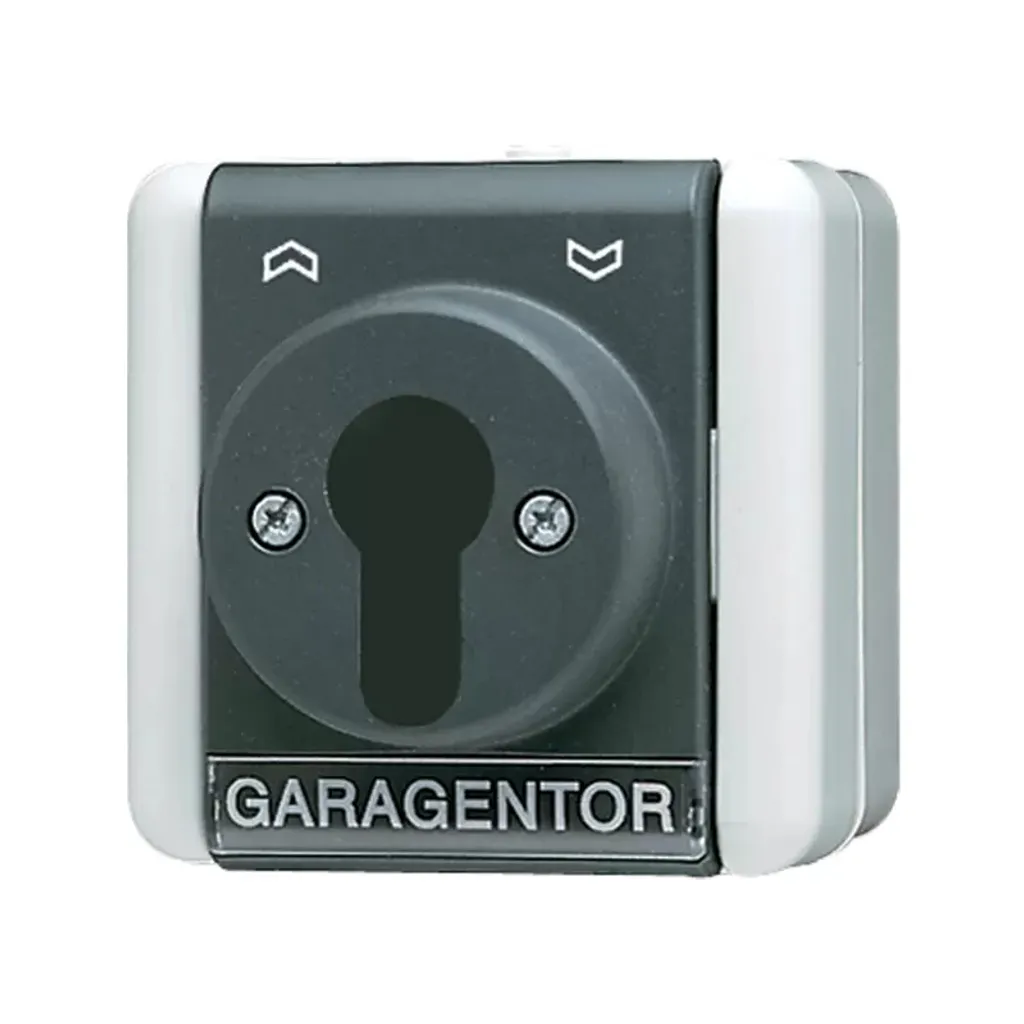 Interrupteur à clé Jung 804.18W pour volets et zones de sécurité 250V