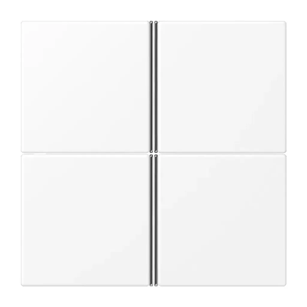 Commande multiple Jung LS blanc neige mat pour domotique F40 série LS