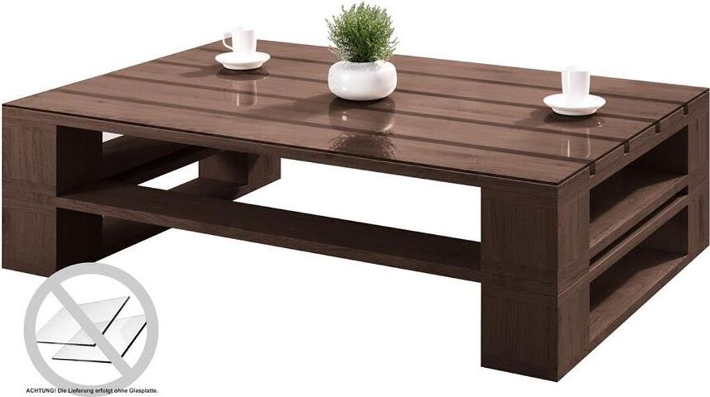 Lermowood Palettenmöbel Mp Couchtisch 100 x 60 x 40 cm Palisander | Europaletten Indoor und Outdoor Lounge Gartenmöbel Holz Gartenmöbel Set Loun...