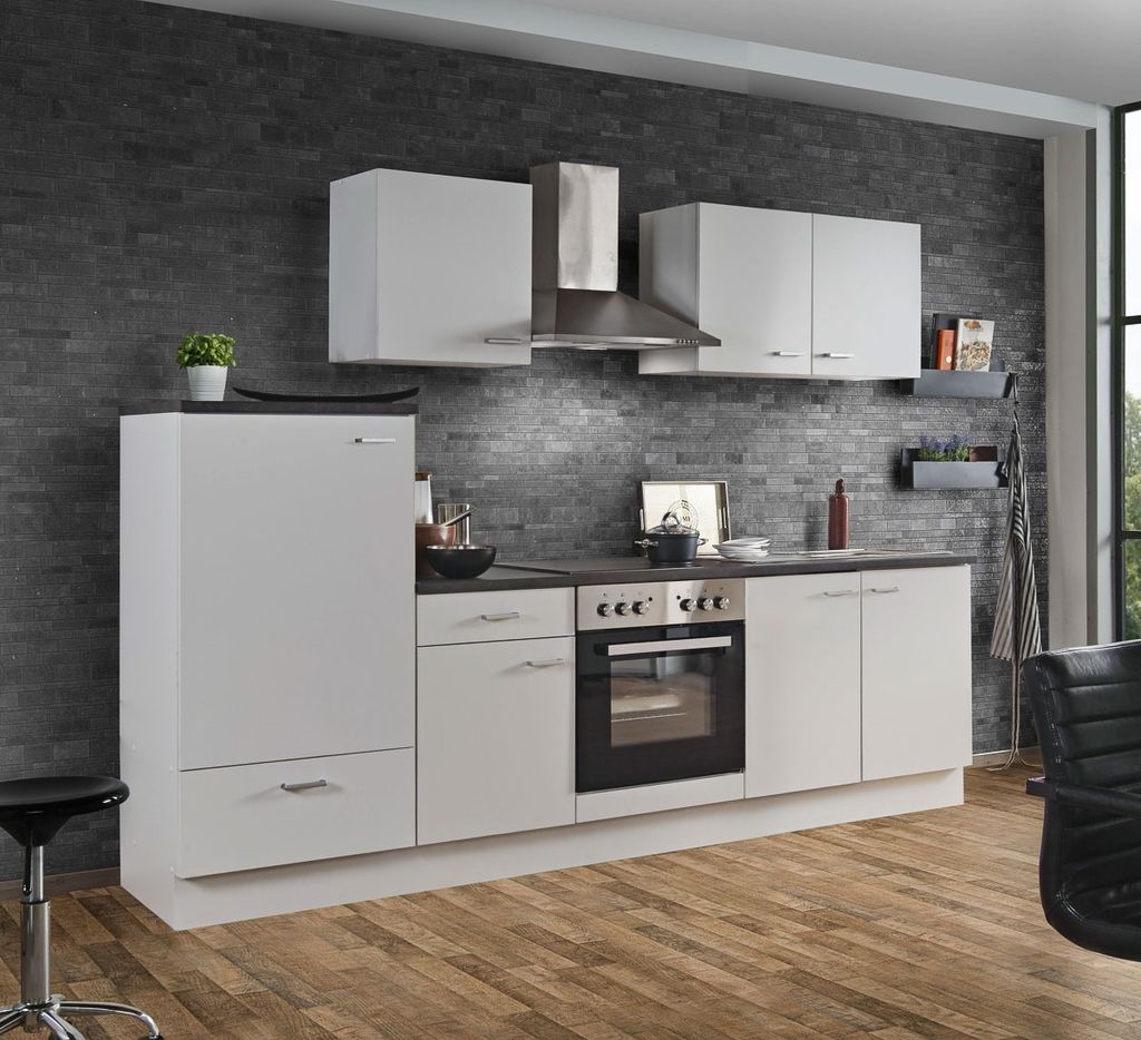 Menke Möbelfabrik, Küchenzeile, weiß matt, White Classic, Produktbild 