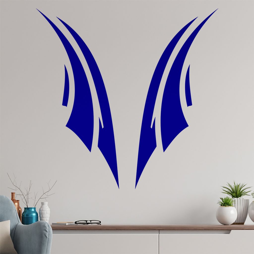 Tribal Dark Wandtattoo in 6 Größen - Wandaufkleber Wall Sticker - Dekoration, Küche, Wohnzimmer, Schlafzimmer, Badezimmer