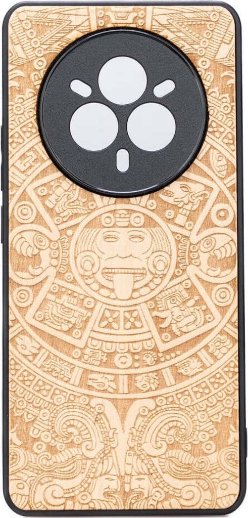 Bewood Holzhülle für Realme 14 Pro Plus 5G AZTEC CALENDAR ANIEGRE