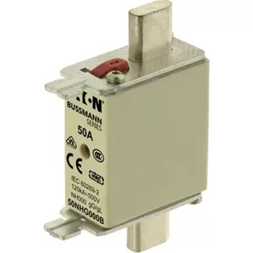 Fusibile NH000 50A gG Eaton 50NHG000B Immagine del prodotto 