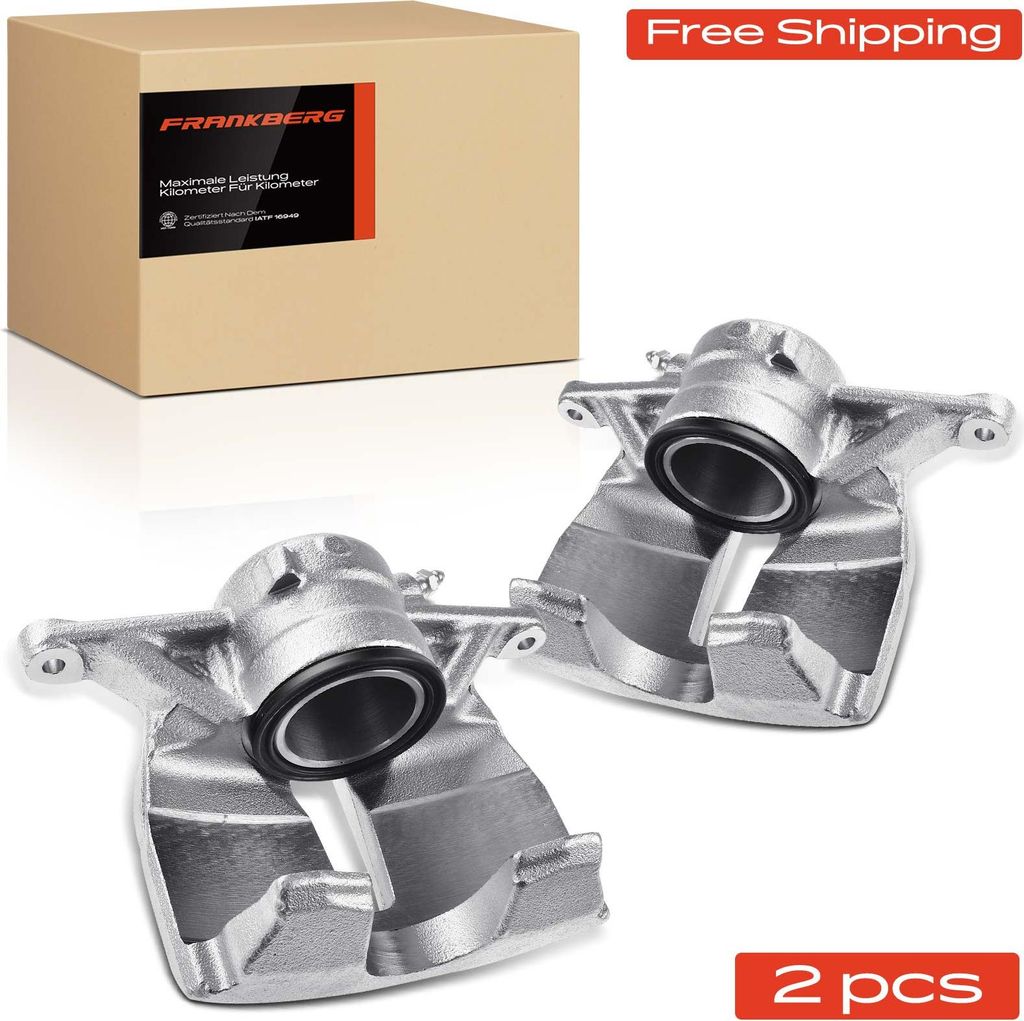 Frankberg 2x Bremssattel Vorne Links Rechts für VW Passat Audi A3 Q3 Skoda Octavia Superb Seat