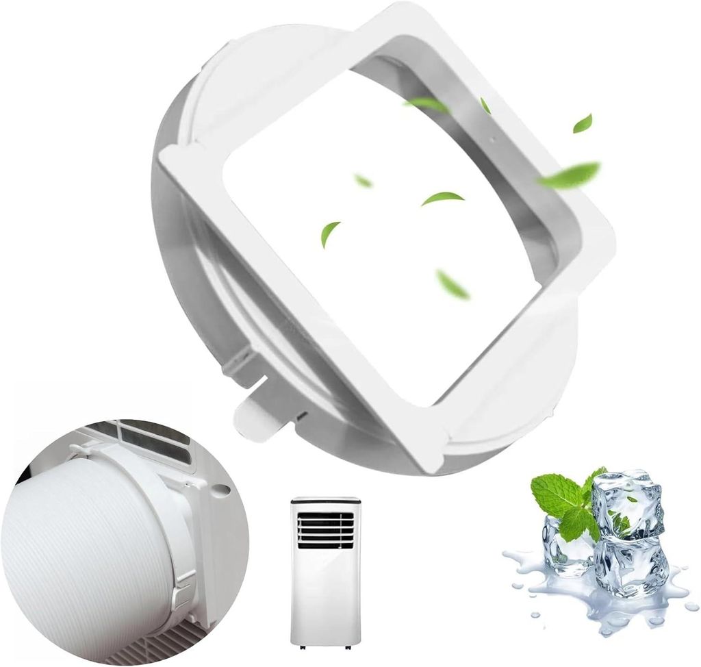 Abluftschlauch Adapter 150mm für mobile Klimaanlage - Produktbild 