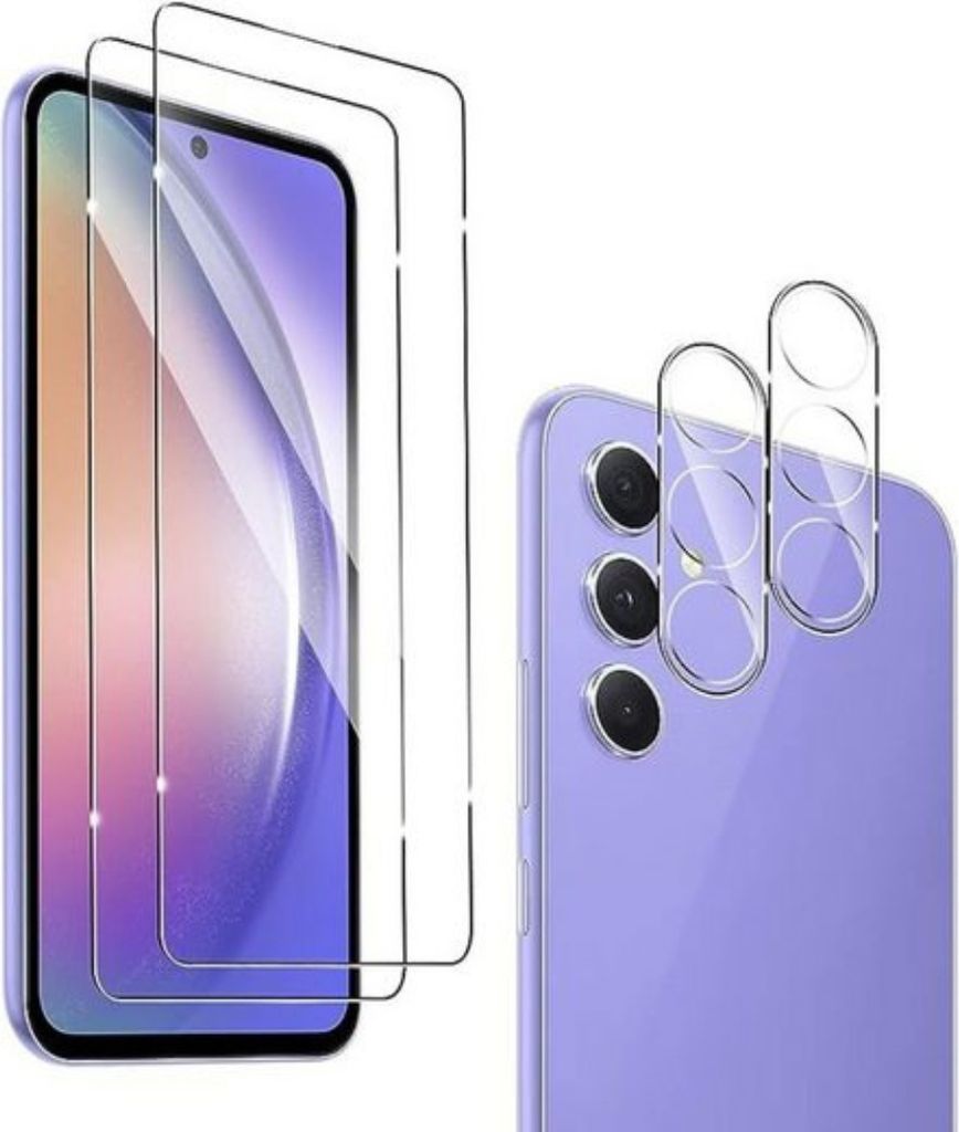 2X Schutzglas für Samsung Galaxy A54 5G Display Kamera Produktbild 