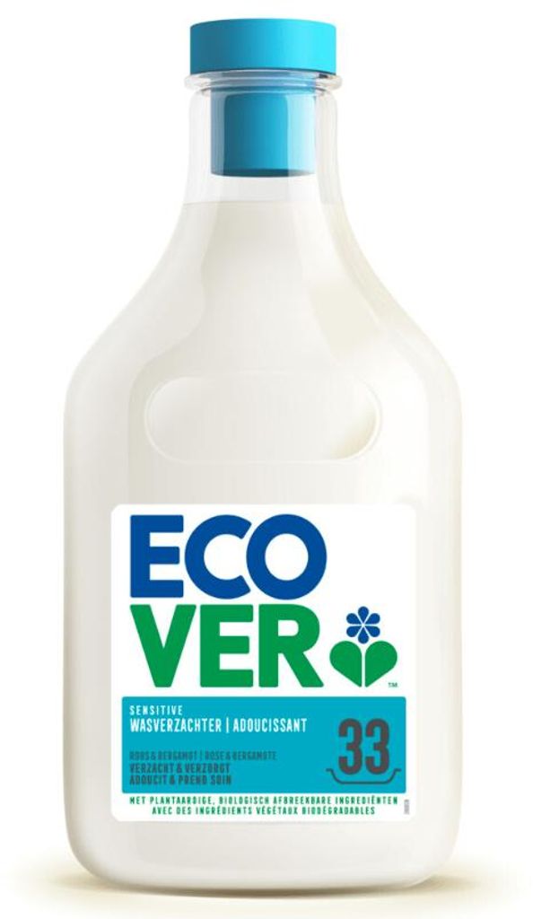 Ecover Wasverzachter Roos & Bergamot 1000 ml Productafbeelding 