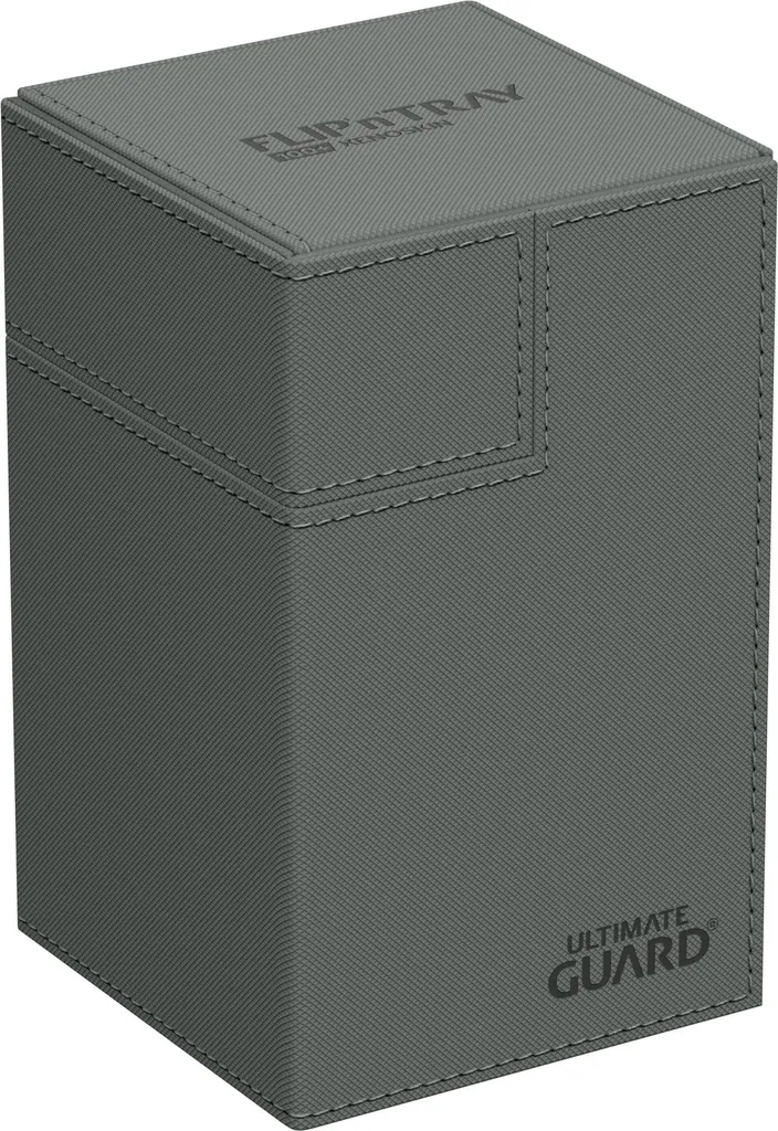 Boîte de rangement cartes FlipnTray 100 XenoSkin monocolore grise