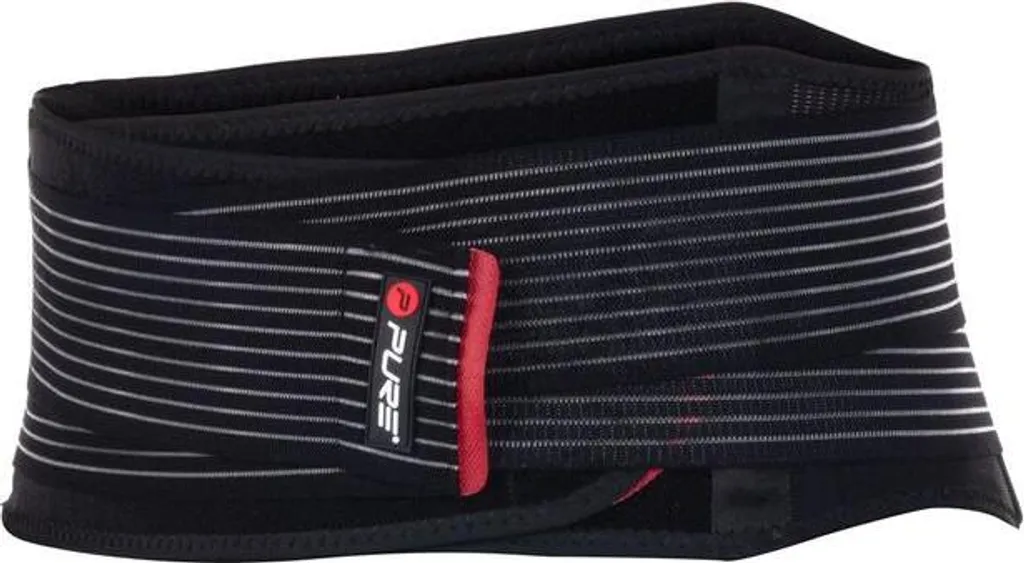 Soutien Dorsal de Sport Réglable - Ceinture Lombaire de Protection Noire