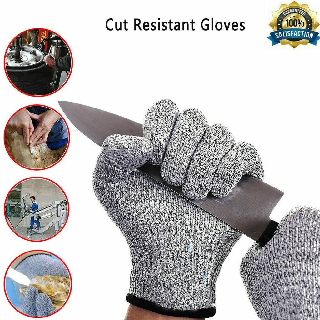 M Schnittfeste Handschuhe Rostfreier Stahl Handschuh Level 5 zum Küche Metzgerei 