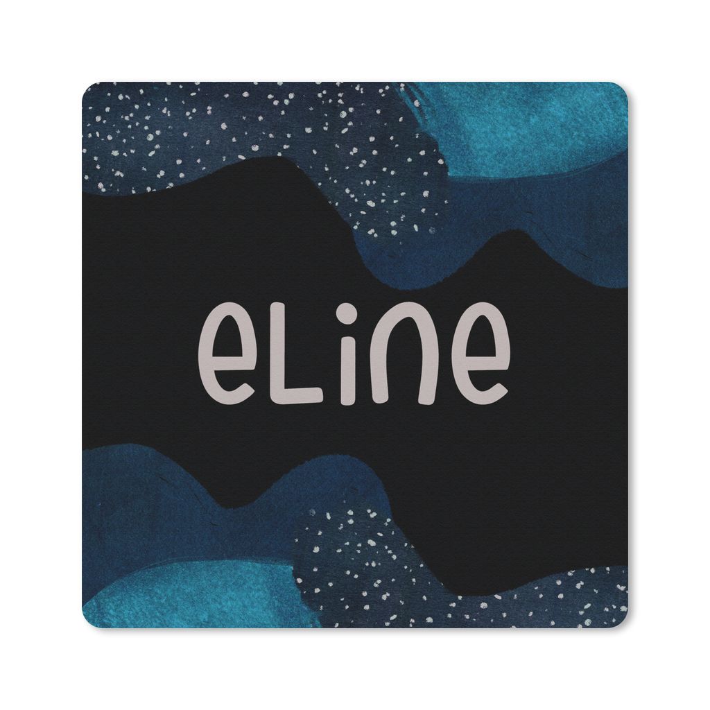 MuchoWow Mauspad Mousepad Eline - Pastell - Mädchen 30x30 cm - Mousepads - Maus Mat - Pad - Mausunterlage - Gaming